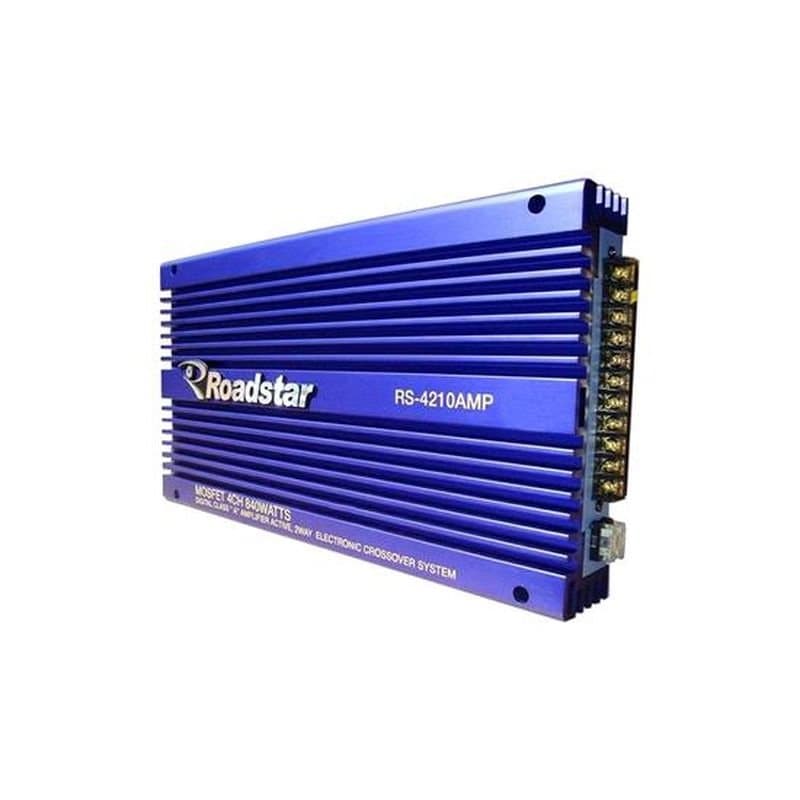 Amplificador de Áudio Veicular Roadstar RS 4210 - 4 Canais - Potência de 840W image