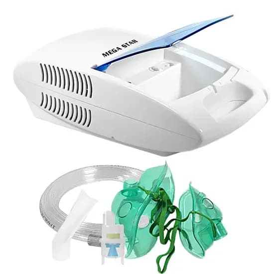 Nebulizador Megastar NRA72A para Até 10 ML 220V ~ 50/60 HZ - Branco/Azul image