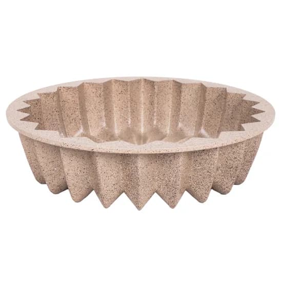 Forma Redonda Antiaderente para Bolo, 24X6,5CM, Bege image