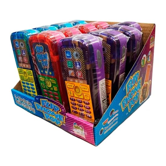 Caixa Pirulito Kidsmania Flip Phone Pop 12X30G image
