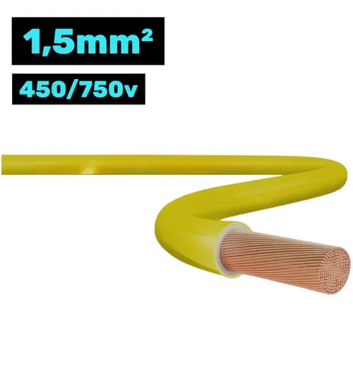 Cabo Flexível CH 450/750V 1.5MM 100M Amarelo image