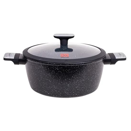 Panela Funda Giratória Ucc Life de 26 cm Em Granito Preto image