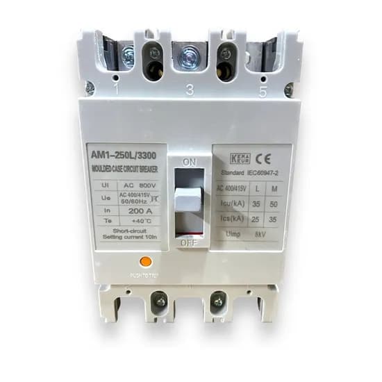 Disjuntor Tritonça Interruptor Trifásico 3 Polos 200A 50/60Hz (Curva C) image