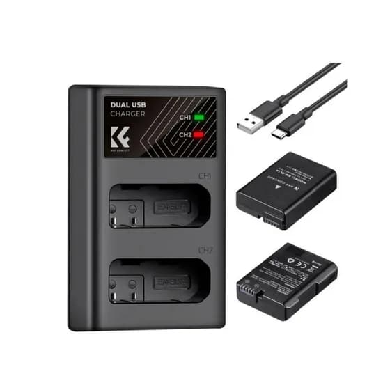 Kit K&F EN-EL14 2 Baterias + Carregador 28.0020 image