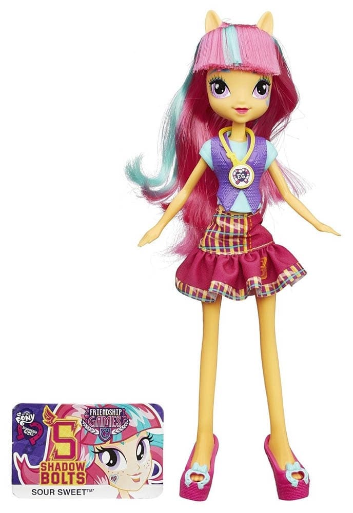 Boneco Hasbro My Little Pony Esquestria Girls Amizade Jogos Sour Sweet B2021 image