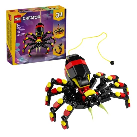 Jogo Lego Creator Animais Selvagens A Aranha 153 Peças image