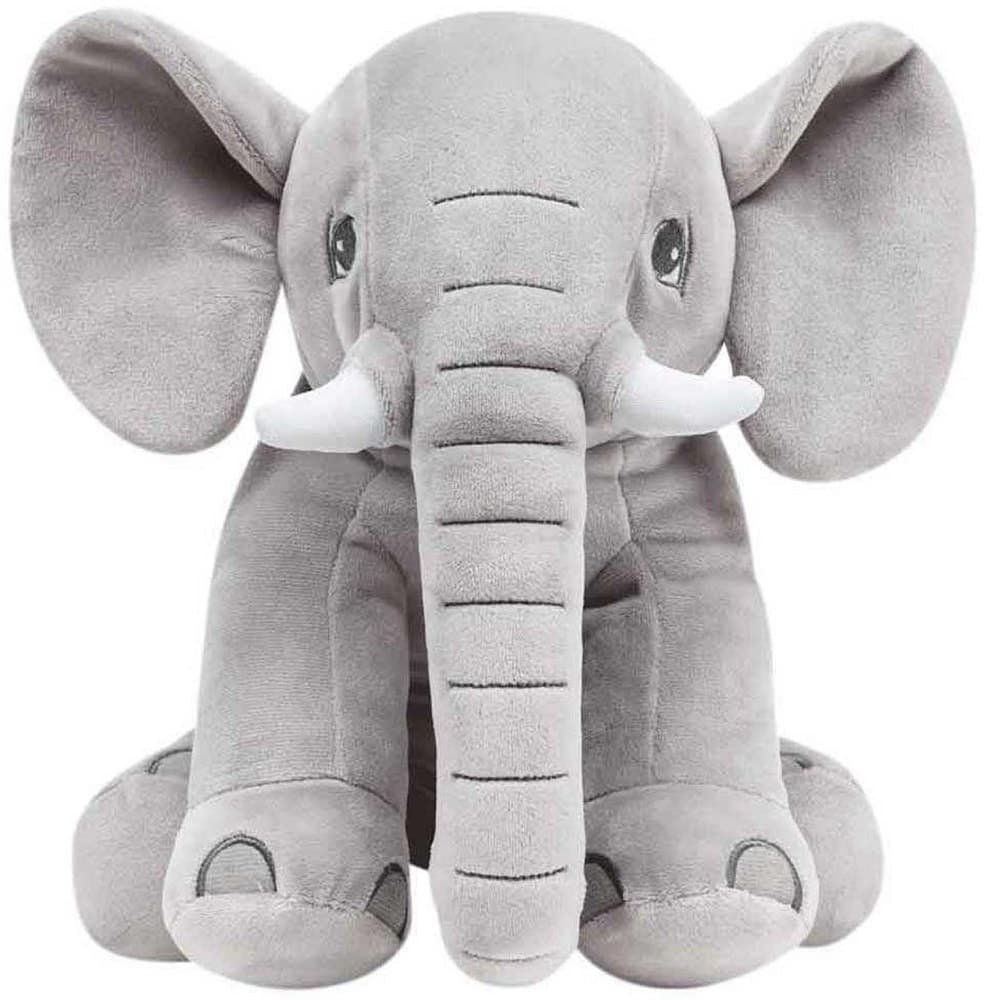 Peluche Elefantinho Buba 10742 Cinza (30cm de altura) image