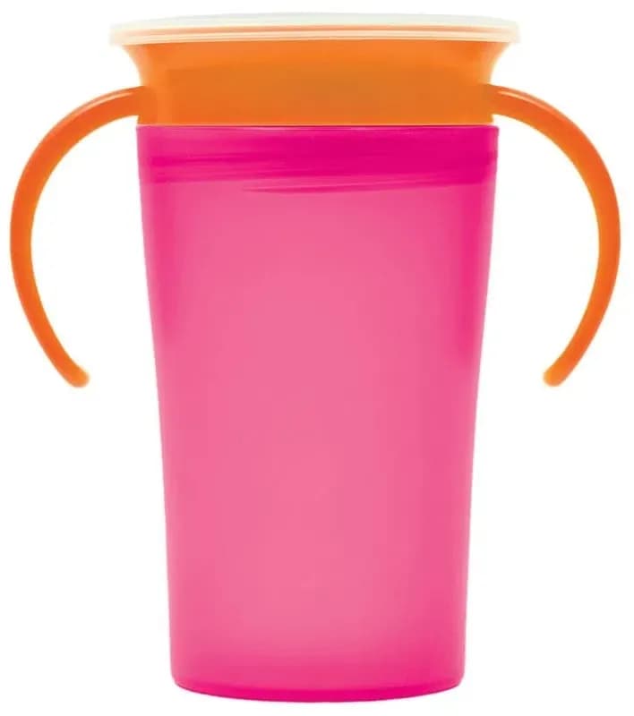 Vaso antiderrame 360 com alça Buba 7546 (Rosa) image