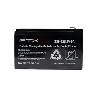 Kit de Bateria UPS FTX Recarregável 12V/9A SS9-12 Ácido Chumbo image
