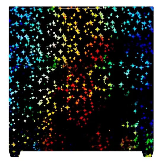 Placa Dupla Face Pei Starry Black Creality 350X350 4004090154 image