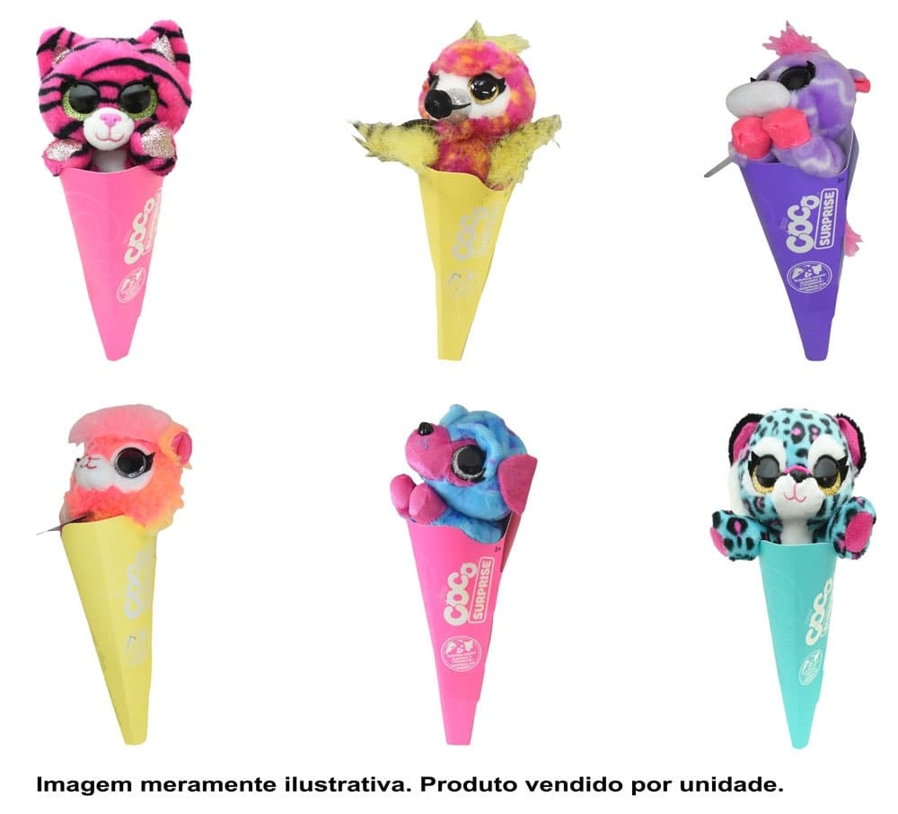 Pelúcia Coco Surpresa Zuru - 9609 (Diversos) image