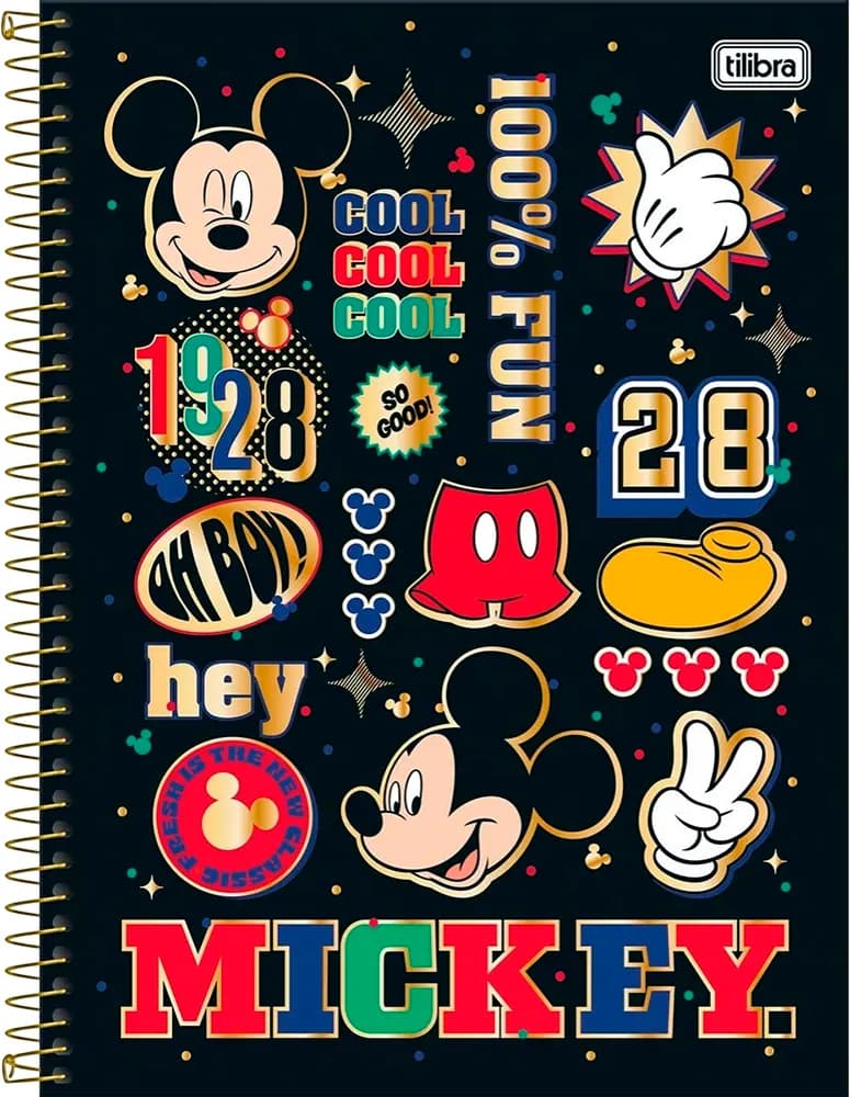 Caderno Universitário Tilibra Mickey Mouse 30818 - 160 Folhas image