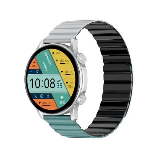 Relógio inteligente Kieslect KR Pro LTD YTF2057EU - À Prova D'Água com Proteção IP68 - 45,7 mm - Prata image