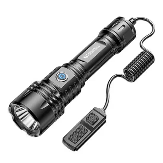 Lanterna Smiling Shark SD-7134 com Bateria Preta USB-C image