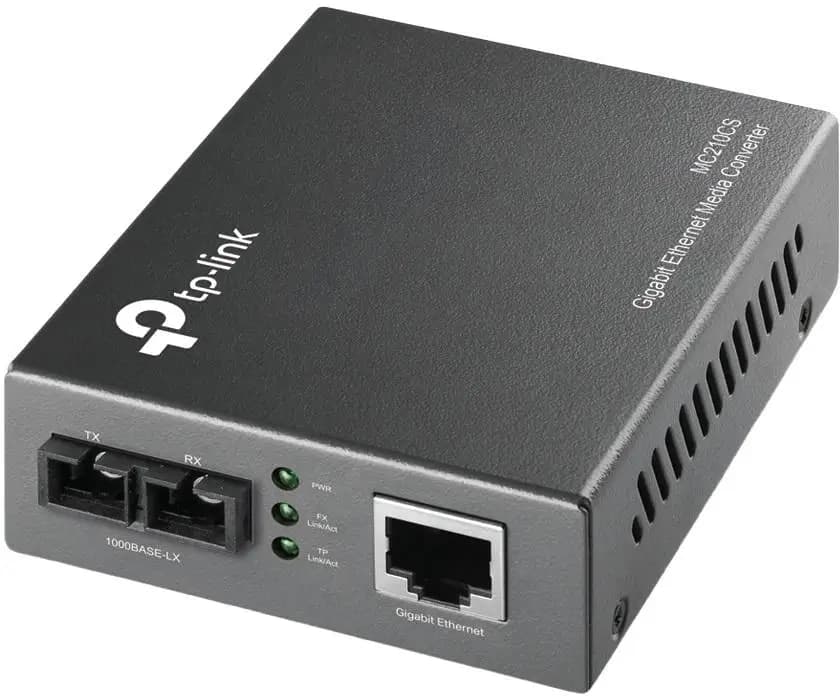 Conversor de Fibra TP-Link MC210CS Multimídia de Modo Individual de Gigabit image