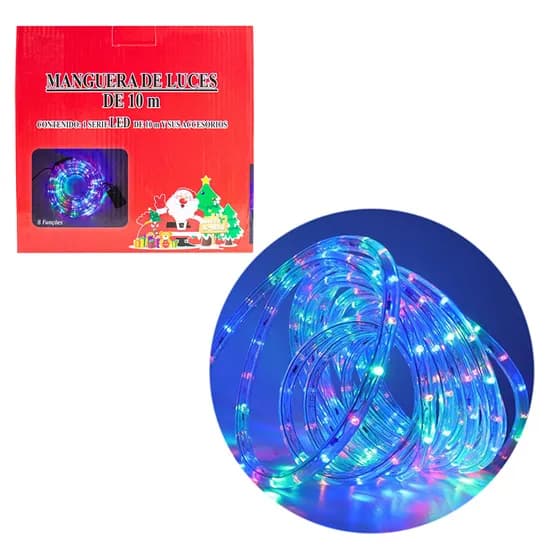 Mangueira de Luzes Pisca-Pisca 10M 110V Colorido image
