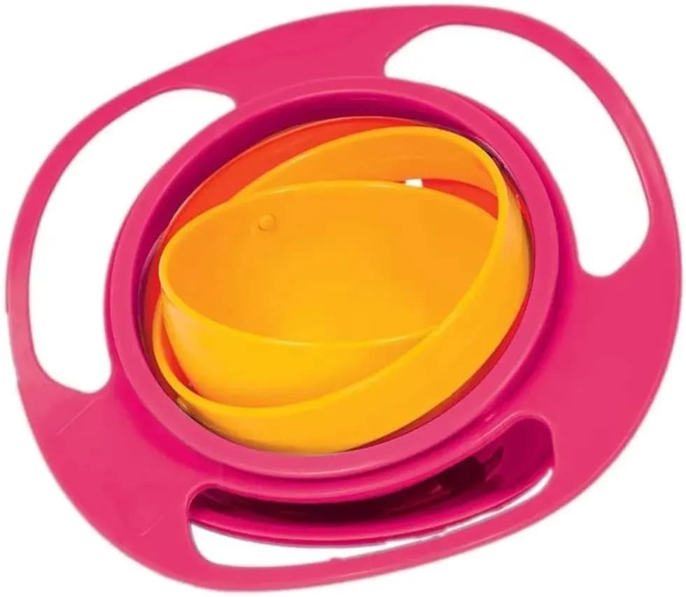 Tigela Giratória com Tampa Buba 6560 - Rosa image