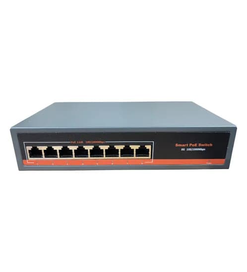 Switch Gerenciável de 8 Portas PoE 120W 10/100/1000Mbps 8 PoE RJ45 G0800GB image