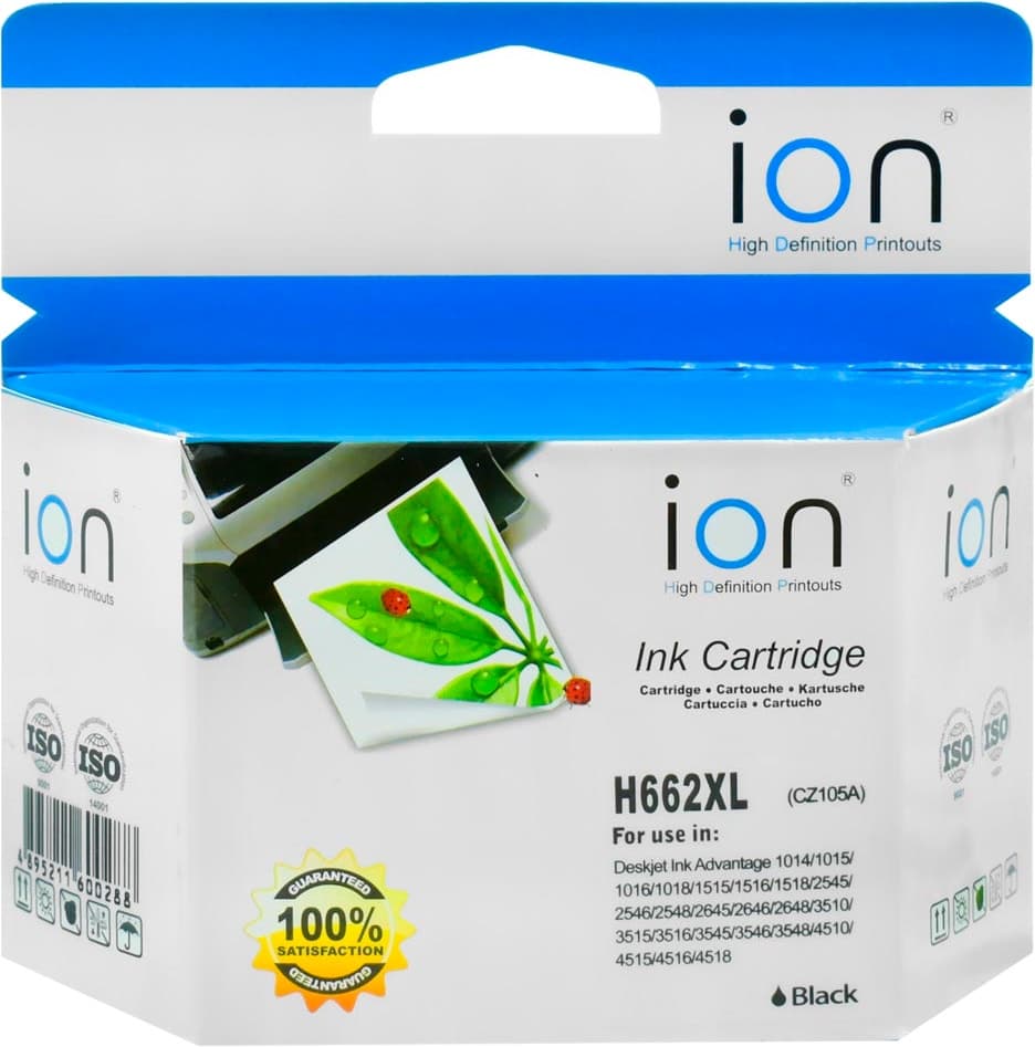 Cartucho De Tinta Ion H662XL-CZ105A 24ml - Preto image