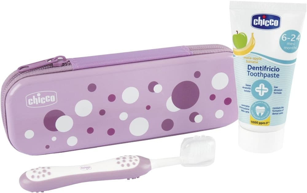 Kit de Cuidado Bucal Chicco - 12098-00 (Rosa) image