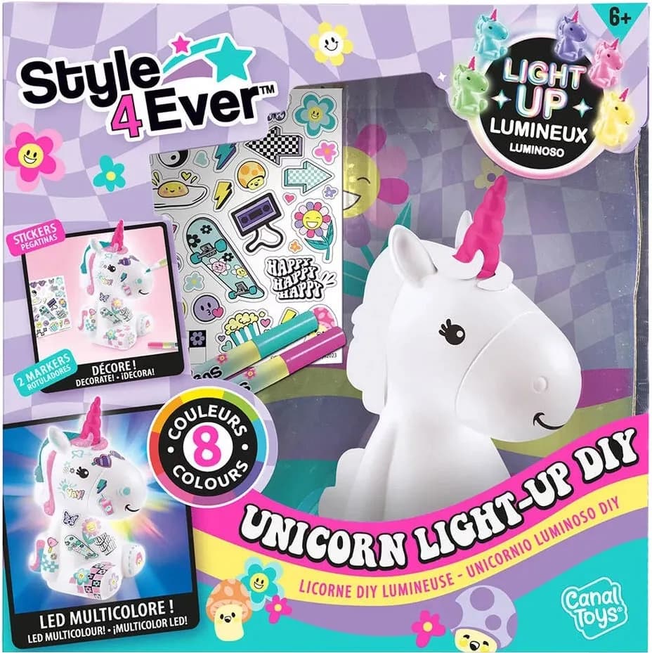 Kit Luminoso de Unicórnio Style 4Ever Canal Toys - OFG 293 image