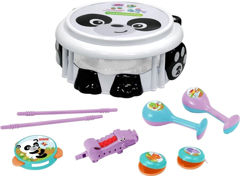 Bateria da Banda Musical Turtle Fisher-Price com Pandas - KFP2177 image