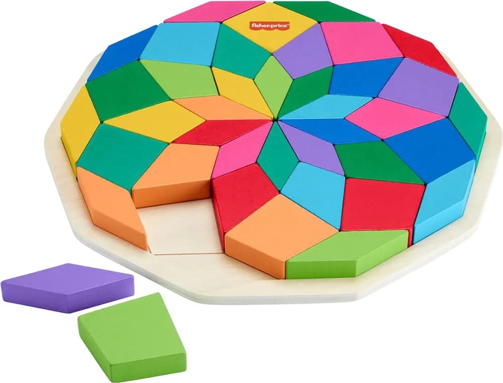Quebra-cabeça de Mandala de Madeira Fisher-Price - HXT94 image