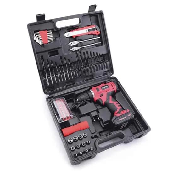 Kit de Ferramentas - Furadeira Recarregável Nappo NHK-041 / 78 Peças image
