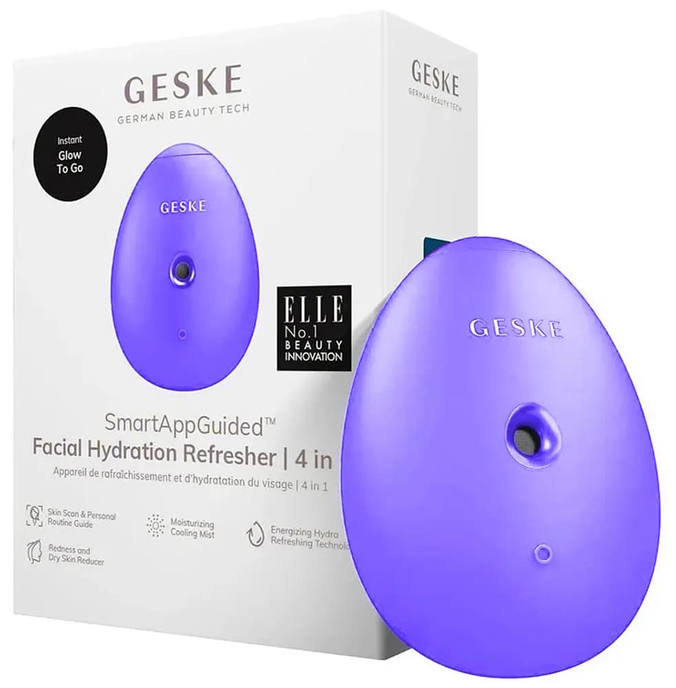 Umidificador Facial GESKE Hidratação Refrescante 4 em 1 - Roxo image