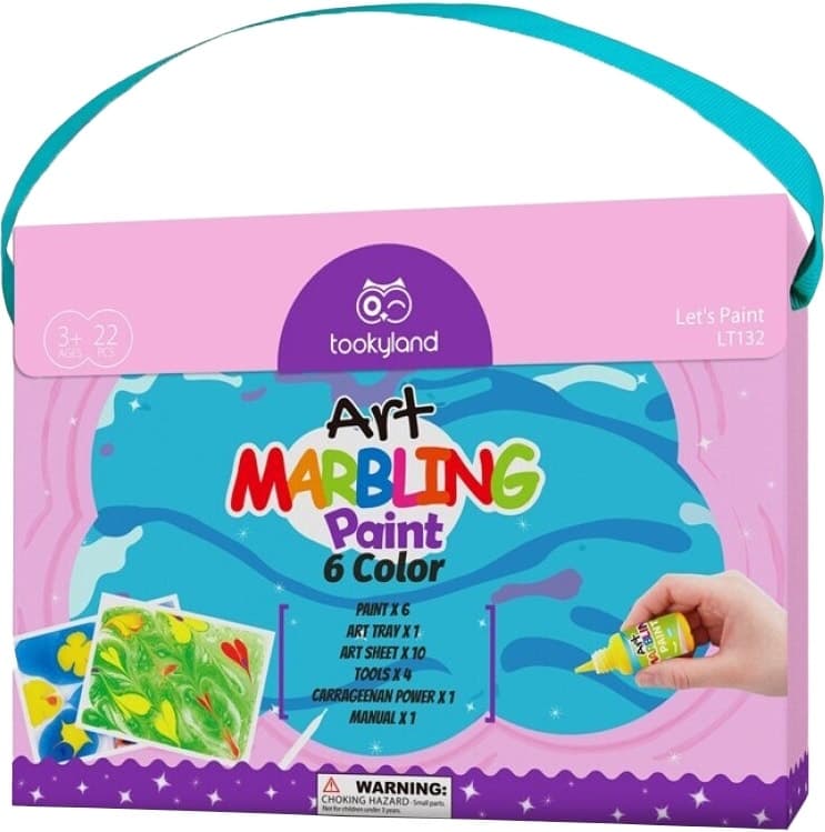 Kit de Pintura para Marmorização Tookyland Marbling Paint - LT132 (6 cores) image