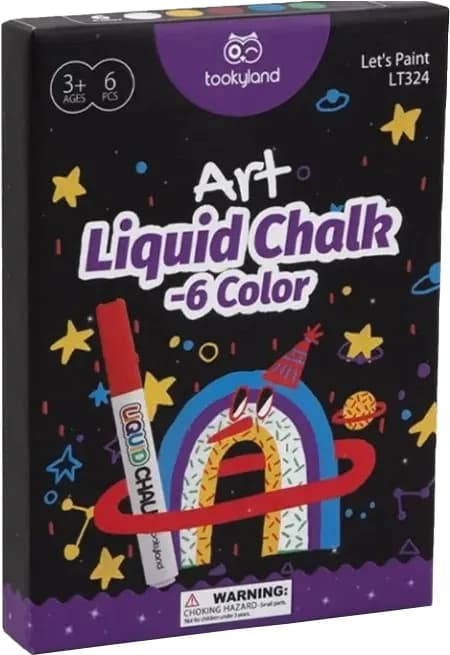 Marcador de Giz Líquido Tookyland Liquid Chalk - LT324 (6 cores) image