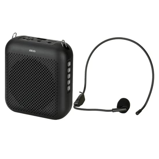 Amplificador de Voz BLG S358 Pro - 10W - Bluetooth - com Microfone - Recarregável - Preto image