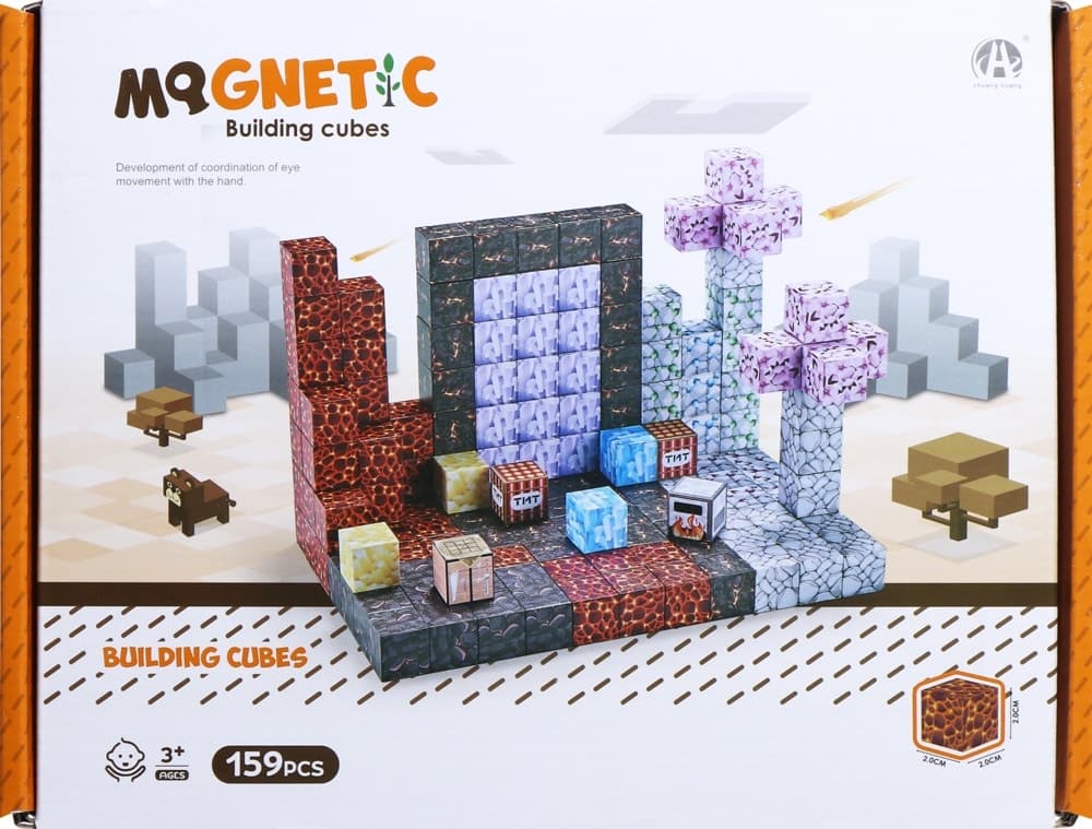 Jogo de Cubos Magnéticos de Construção Chuang Huang - CH1338 (159 peças) image
