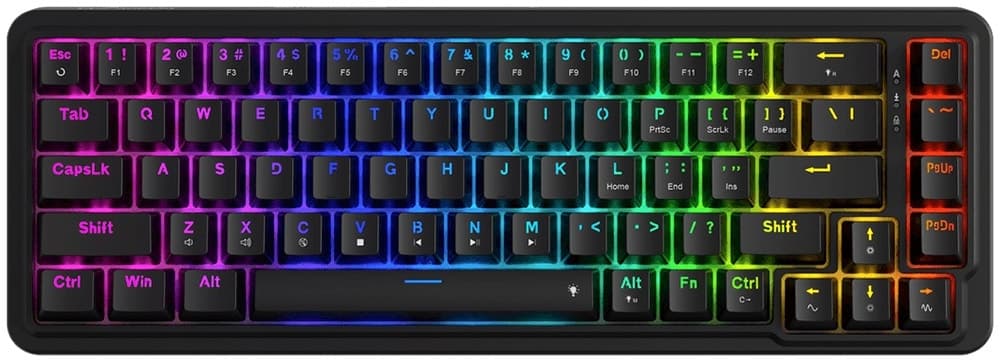 Teclado Gamer com Fio Redragon Nova K709-RGB - Preto image