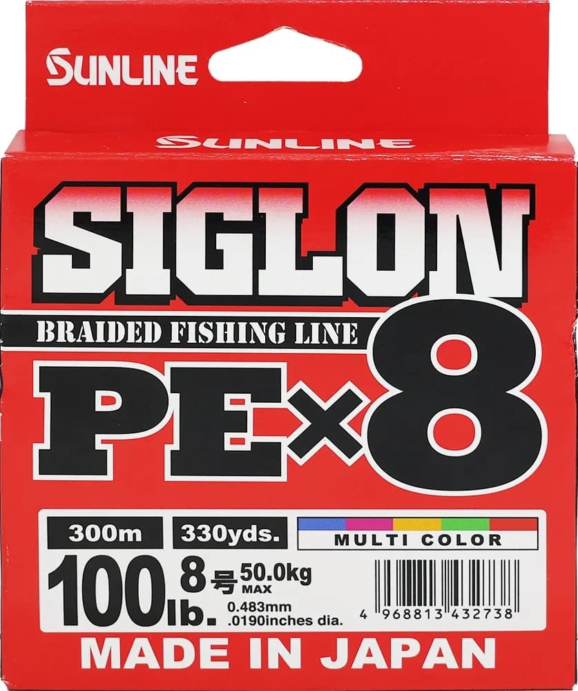 Linha Multifilamento Siglon PEx8 100lb 50.0kg 0.483mm 300m image