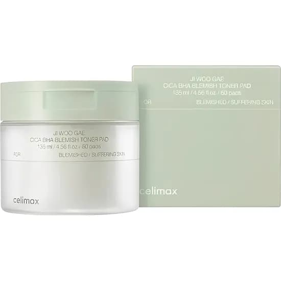 Almofada Facial Celimax Ji Woo Gae Cica Bha Blemish - 60 Unidades image