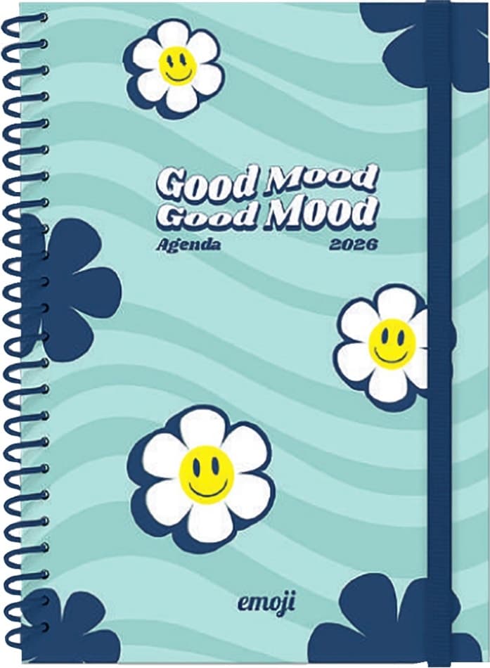 Agenda 2026 Good Mood Main Paper PB26-11 Emoji (A6) image