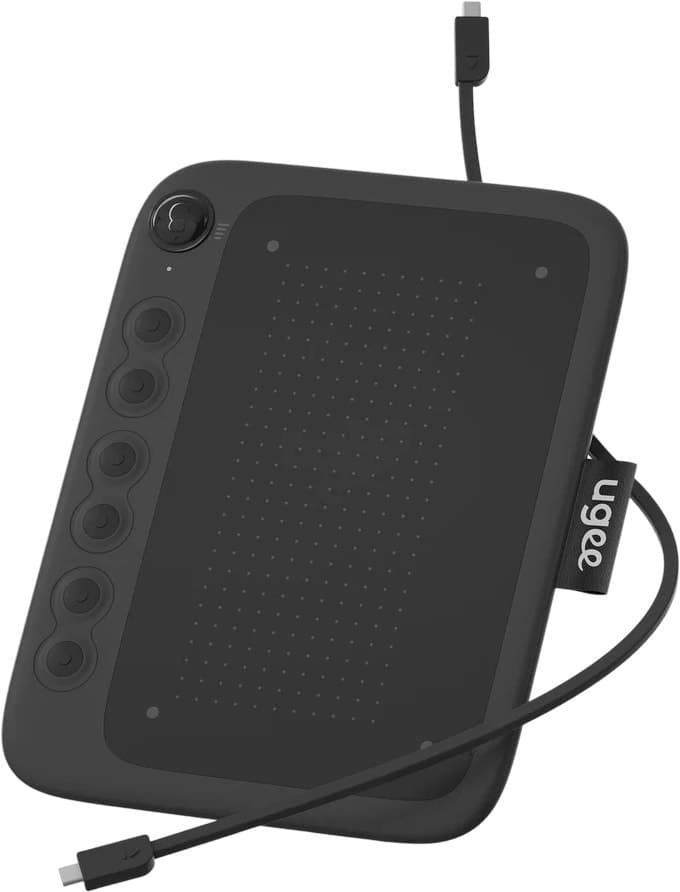 Mesa Digitalizadora Ugee Q6 15,24cm Desenho UGQ6BK - Preto image