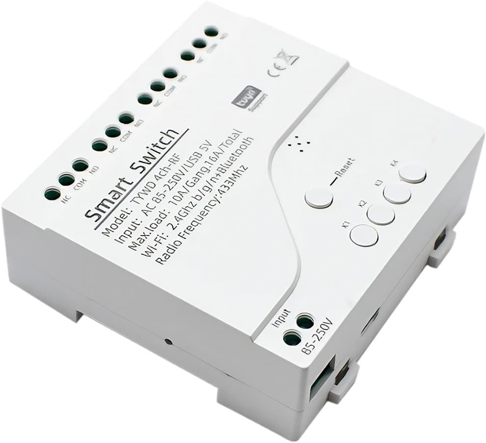 Módulo Relé Smart 4Life TYWD 4CH-RF Blanco image