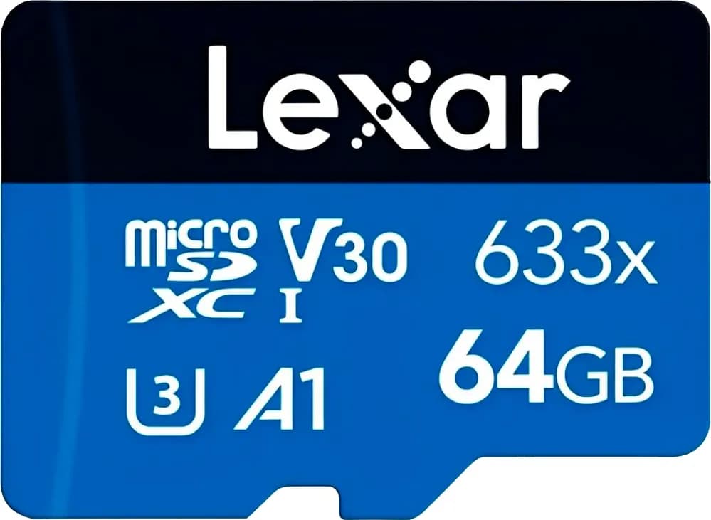 Cartão de Memória Micro SDXC UHS-I Lexar 64GB 100MB/S 633X image