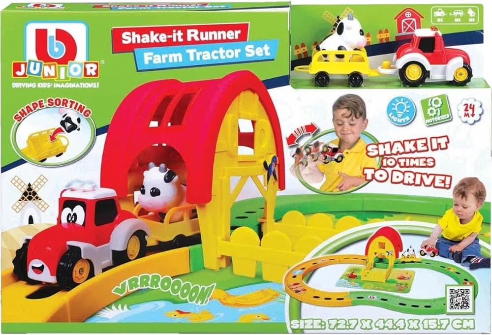 Conjunto de Trator Agrícola Shake-It Runner BBJunior - 16-88619 image
