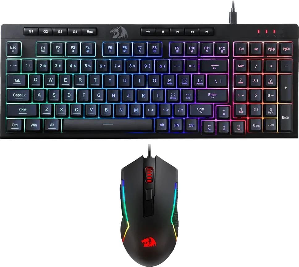 Teclado e Mouse com Fio Redragon S141 Preto image