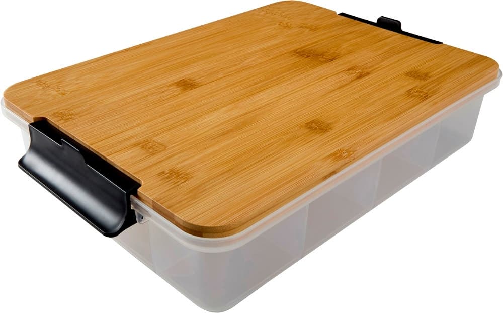 Bandeja com Tampa Bamboo Snacklebox 27,9x40,6cm Farberware - 5314682EU image
