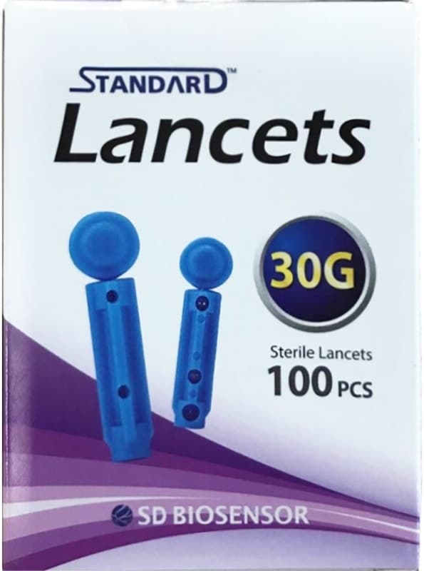 Seringa de Lancetas Padrão 30G Sd Codefree - 100 Peças image