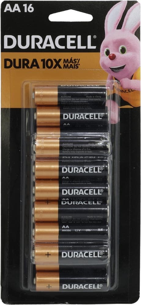 Pilhas Alcalinas Duracell AA MN 1500B16 - 16 Unidades image