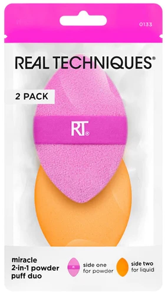 Esponja Esfumadora Real Techniques 2 em 1 Pó (2 Peças) image