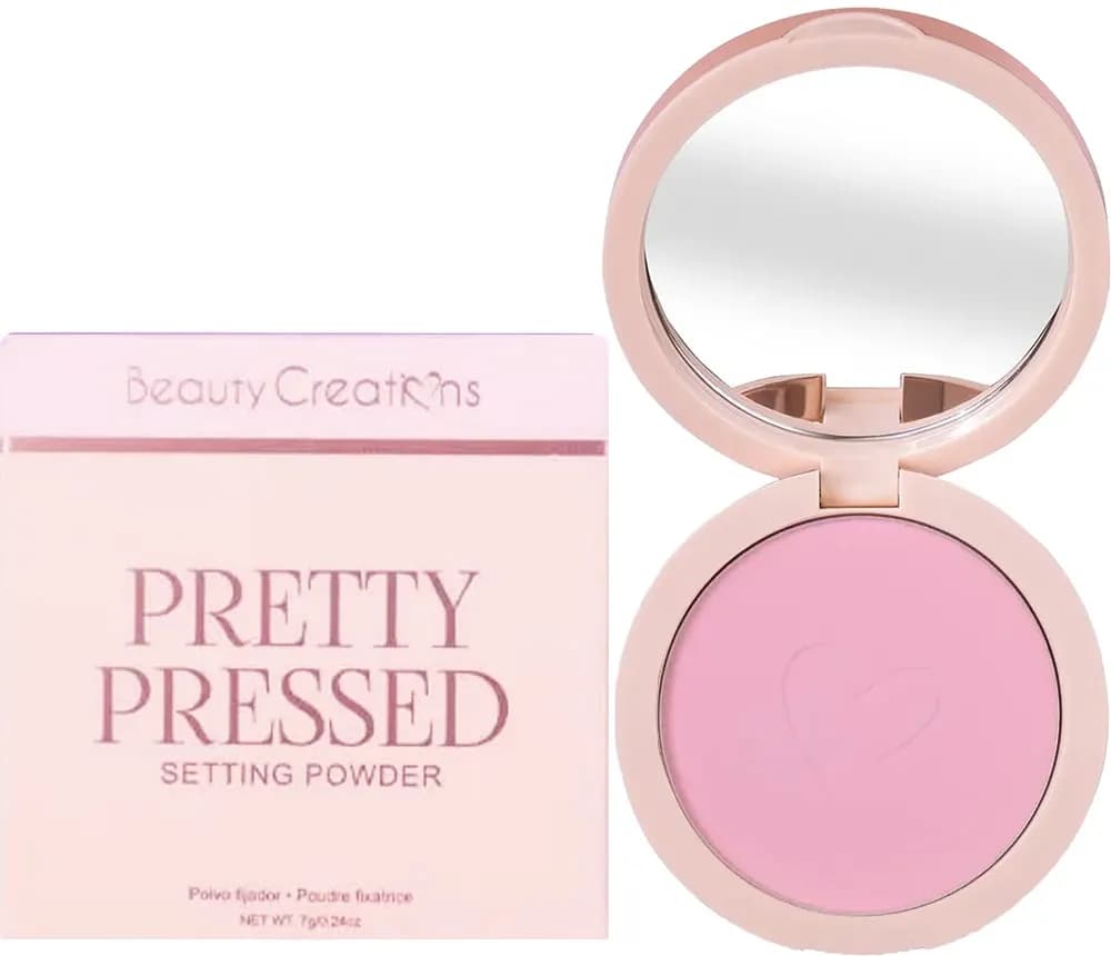 Pincel Bush Beauty Creations Pretty Pressed Setting Pink About It - 7g image
