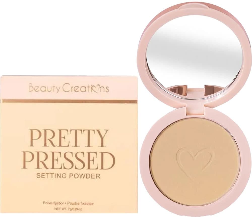 Pincel Bush Beauty Creations Pó Fixador Prensado Pretty Peach Please - 7g image