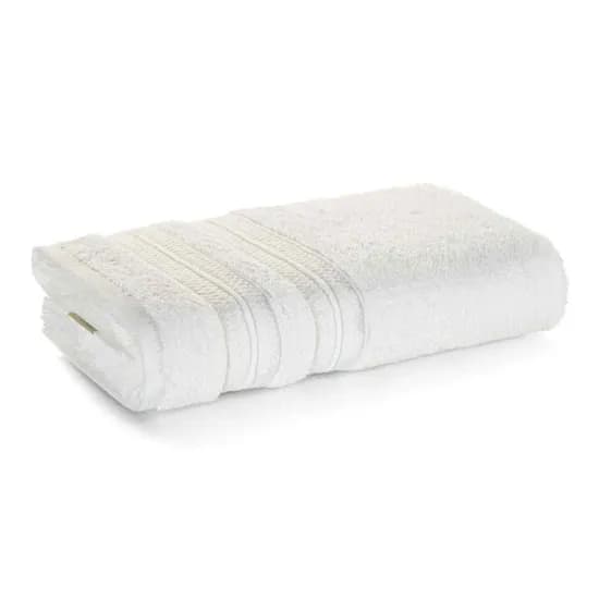Toalha de Banho Karsten Banon Unika 86cm x 150cm Branco image