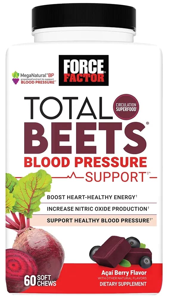 Goma Mastigável Force Factor Total Beets Açai Berry (60 Unidades) image
